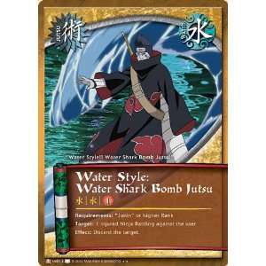 Naruto TCG Eternal Rivalry J US012 Water Style: Water Shark Bomb Jutsu 
