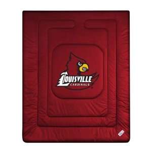  Louisville Cardinals Locker Room Twin Comforter: Sports 