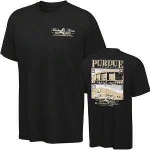  Purdue Boilermakers Black Mackey Arena T Shirt: Sports 