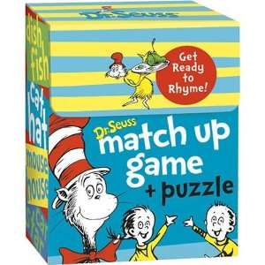   Dr Seuss Match Up Game And Puzzle by Peaceable Kingdom: Toys & Games