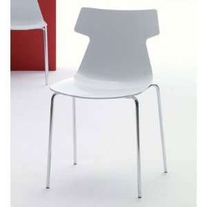  Bontempi Casa 44.46 Giulia Chair in Restylon White 