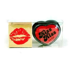 Kiss Kiss Lips   Rubber Stamp Set 