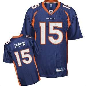  Denver Broncos Tim Tebow Replica Team Color Jersey: Sports 