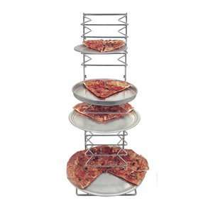  CHROME PLATED PIZZA RESTAURANT TRAY RACK: Kitchen & Dining