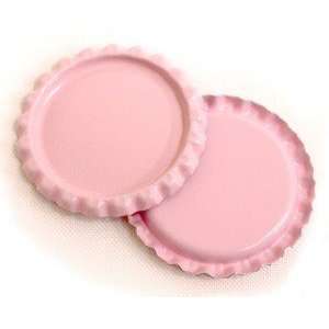   Light Pink ON BOTH SIDES Colored Bottlecaps Flat Color two Side New