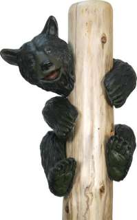 Cute Black Bear Tree Hugger   Brand New  
