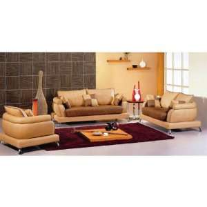  Jasper 3 Piece Living Room Set (Brown/Camel) (See 