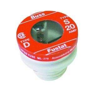 20 20 Amp Type S Time Delay Dual Element Plug Fuse Rejection 