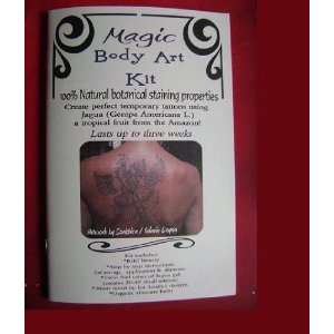   Tattoo Design Booklets with Jagua Instructions Toys & Games