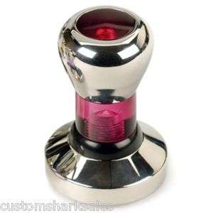   mm ESPRESSO Coffee COMMERCIAL TAMPER Red Acrylic 053796801818  