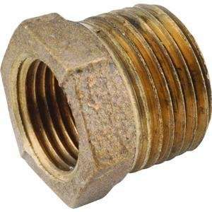 : Anderson Metals Corp 1/4X1/8 Brs Hex Bushing 738110 040 Brass Pipe 