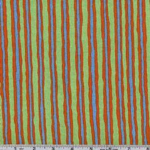  45 Wide Brandon Mably Spring Straws Lime Fabric By The 