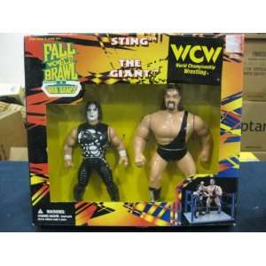  WCW Fall Brawl Sting and The Giant Action Figures with 