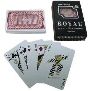   Deck  Royal 100% Plastic Playing Cards /Star Pattern: Sports