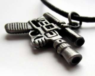 STAR WARS Theme   HAN SOLO Style BLASTER Necklace / Pendant   Metal 