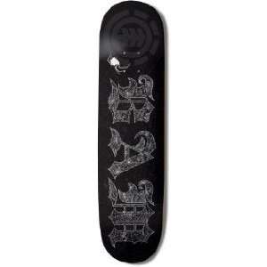  Element Bam Margera Arachnid 7.5 Skateboard Deck: Sports 