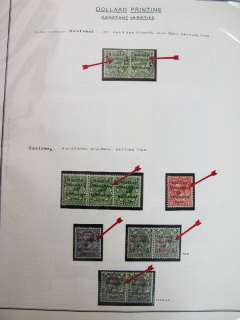 Ireland Stamp Collection 1933 Dollard Printing  