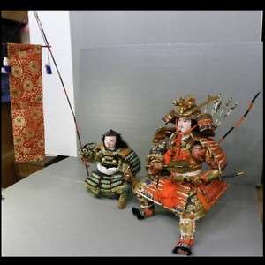 EDO Japanese Musha General takeda Samurai Ningyo Doll 2  
