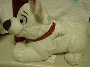 NWT Disney Dog Bolt White with a lightning bolt length is 15 inches 