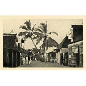  1901 Print Tamatave Madagascar Streetscape Cityscape 