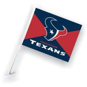   NIB Houston Texans NFL 2 Car Flags & Wall Brackets: Sports & Outdoors