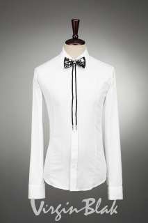 vb HOMME Studded Double Bow Tie Punk Rock 4BQ  