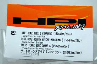 HPI Dirt Bonz S Tires Pair   Savage Maxx Revo ~HPI4852  