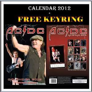  AC/DC CALENDAR 2012 + FREE AC/DC KEYRING BY DREAM Office 