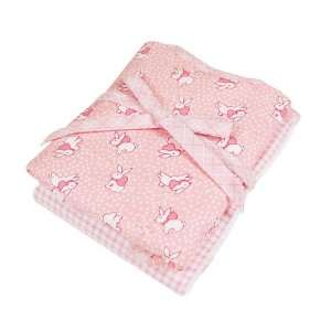  Bumkins Juice Bib and Burp Cloth Set   Pink Bunny: Baby