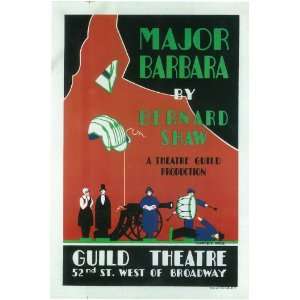  Major Barbara Poster Broadway Theater Play 14x22