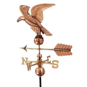 Full Size Good Directions Eagle Weathervane Weathered Copper:  