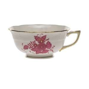  Herend Chinese Bouquet Raspberry Tea Cup: Kitchen & Dining
