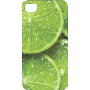 White Silicone Rubber Case Custom Designed Lots of Limes iPhone Case 