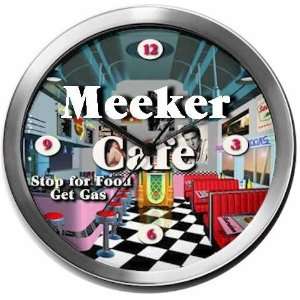  MEEKER 14 Inch Cafe Metal Clock Quartz Movement Kitchen 