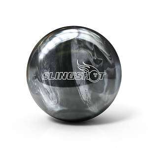 11lb Brunswick Slingshot Black/Silver Bowling Ball  