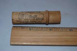 Vintage BOYE 1920s Oak wooden needle case  