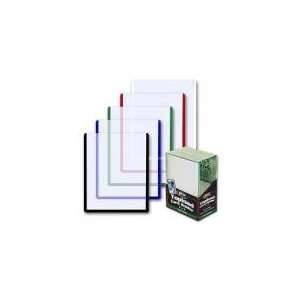   Topload Card Holder   Colored Border (25 ct.): Office Products