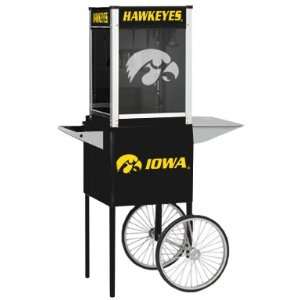  Iowa Hawkeyes   College Logo 4oz Pop Corn Popper with Cart 
