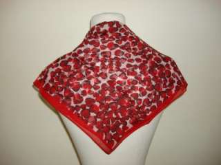 COLLECTION XIIX HEART SCARF HEAD WRAP RED SWEATHEARTS  