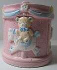 Pink Baby Planter Bears Horses Nancy Pew Giftwares Co.