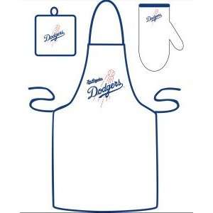  Los Angeles Dodgers Apron and Mitt Set: Sports & Outdoors