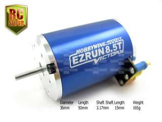 eZRun Combo B5 8.5T 4000kv Motor 60A ESC Program Card  