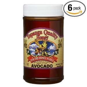 Topanga Quality Honey, Buckwheat, 16 Ounce Plastic Jars (Pack of 6)
