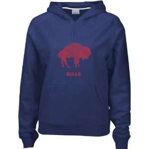  Buffalo Bills  Navy  Womens Classic Logo Stretch Pullover 