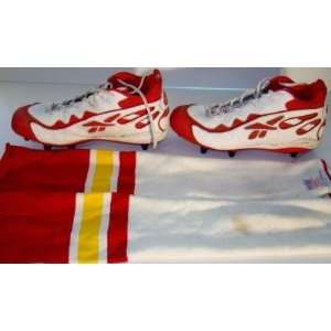  Derrick Thomas #58 GAME USED Cleats and Socks   NFL Cleats 
