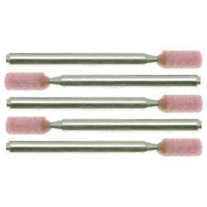   5pc Pink Cylinder AO Grinding Stone 1/8 inch shank