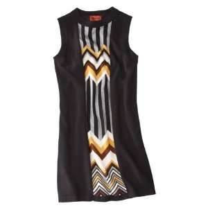 Missoni for Target® Sleeveless Sweater Dress with Front Panel   Black 