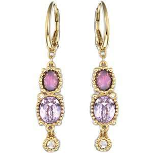  Swarovski Crystal Rosette Pastel Earrings Sm: Jewelry