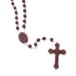 Brown Plastic Rosary in Bulk   Box of 100: Jewelry