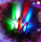 Free shipping 4pcs Mix Led Party Laser Finger Light Beam Torch Ring 